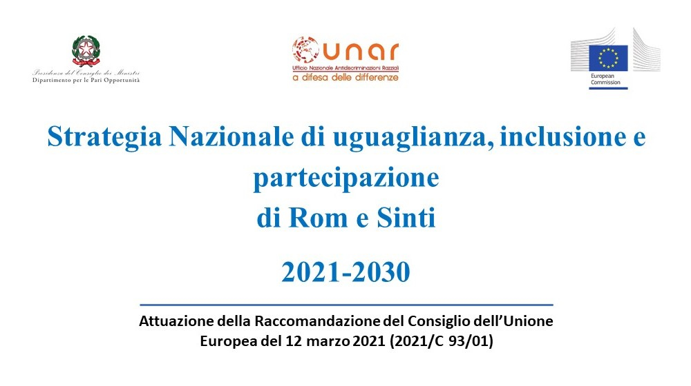 Strategia Nazionale di uguaglianza, inclusione e partecipazione di Rom e Sinti 2021-2030